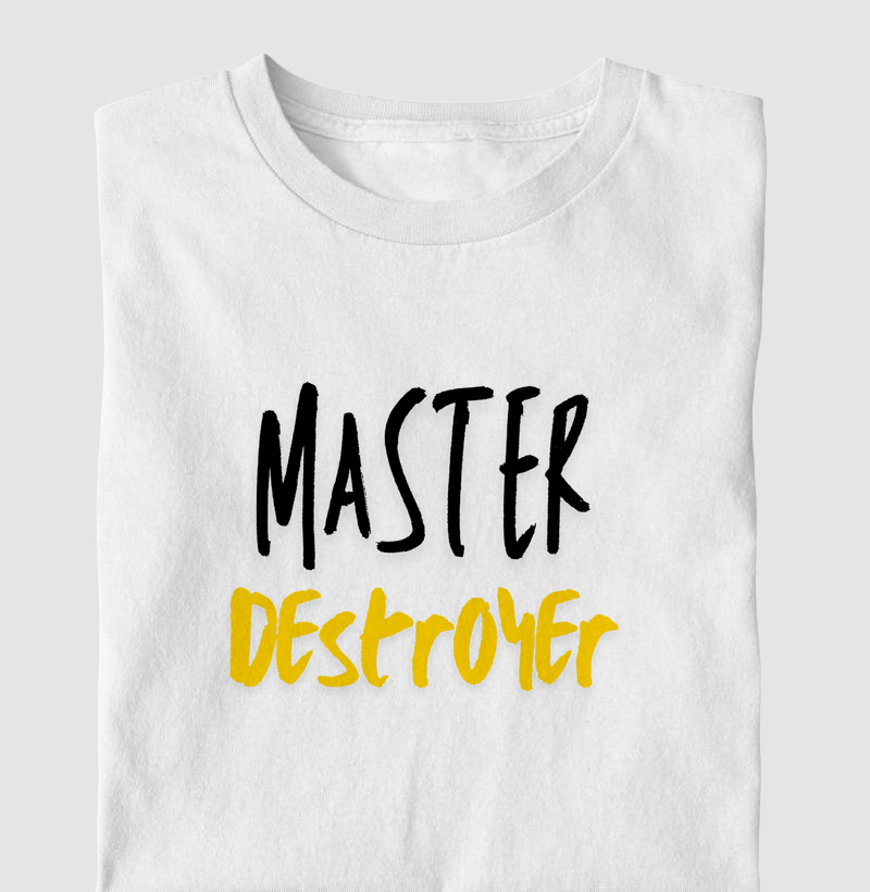 Camiseta Infantil MASTER DESTROYER