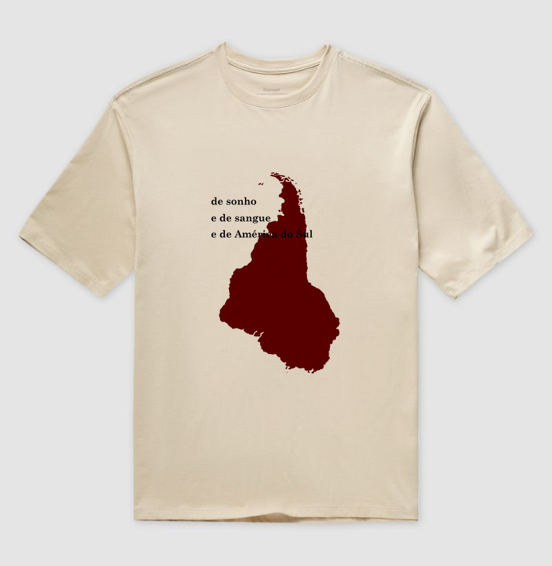 Camiseta OversizedAmérica do Sul 