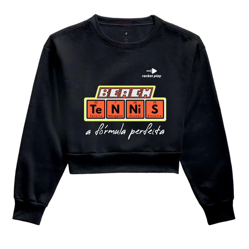 Cropped Moletom Beach Tennis - Fórmula Perfeita