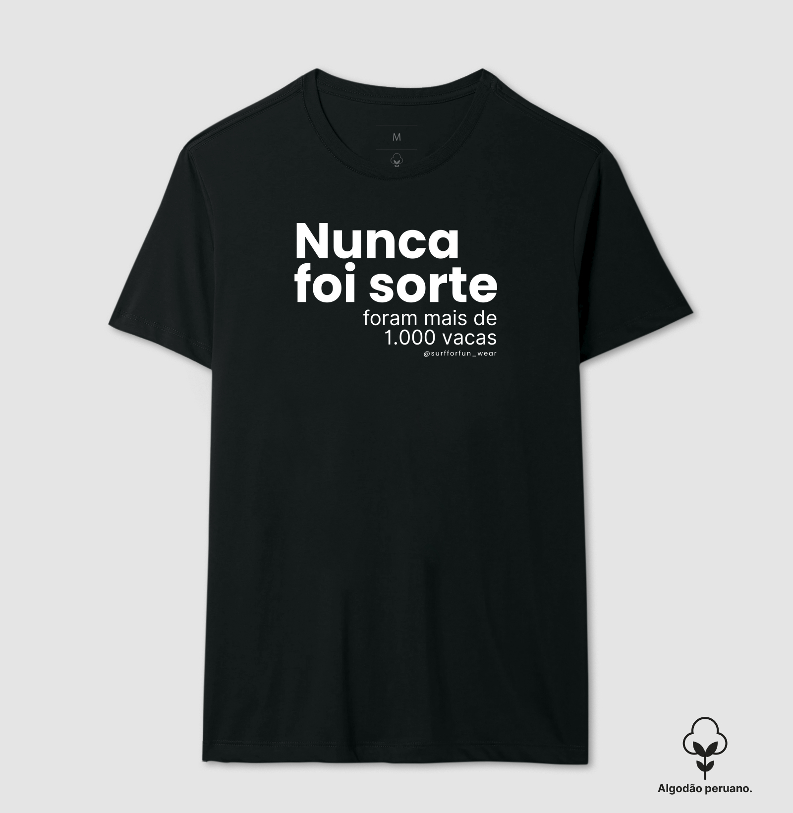 Nunca foi sorte. Foram mais de 1.000 vacas