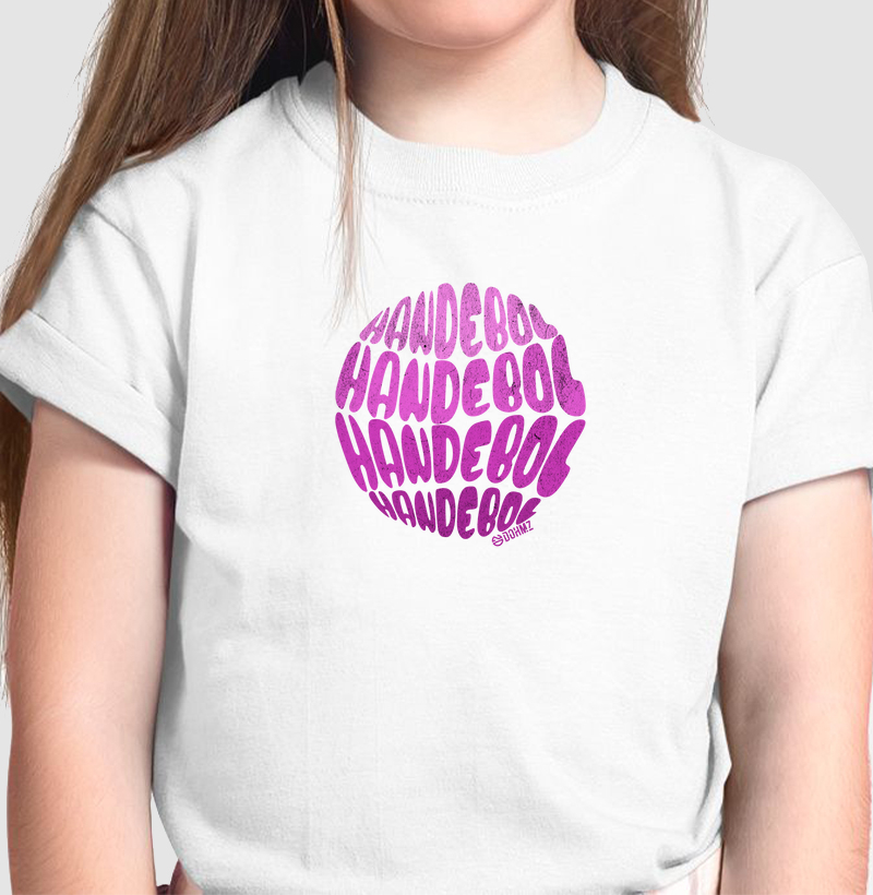 Camiseta KIDS Handebol Bola Lilás