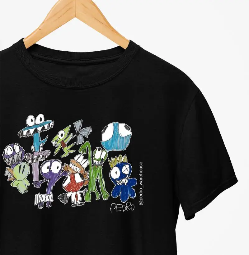 CAMISETA MASC/FEM - MONSTROS COLORIDOS