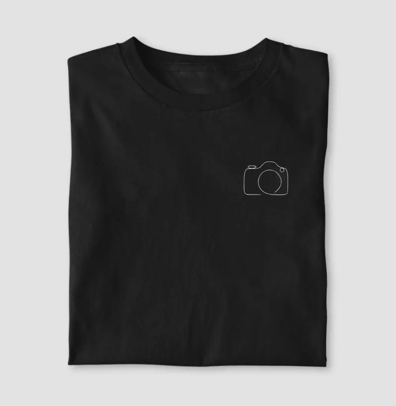 Camiseta minimalista fotografia
