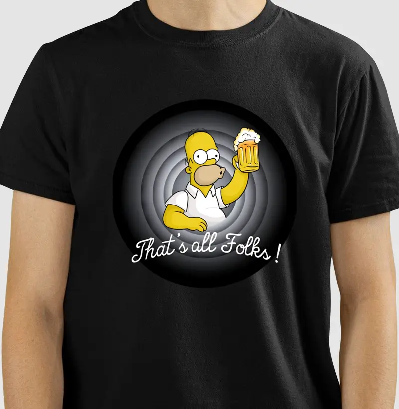 🍻 Camiseta Homer Toons