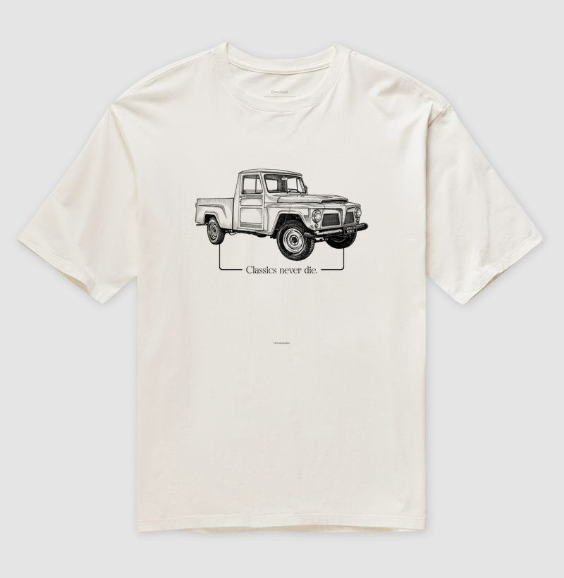 Camiseta Ford F-75 Willys - A Guerreira 4x4 - Clara