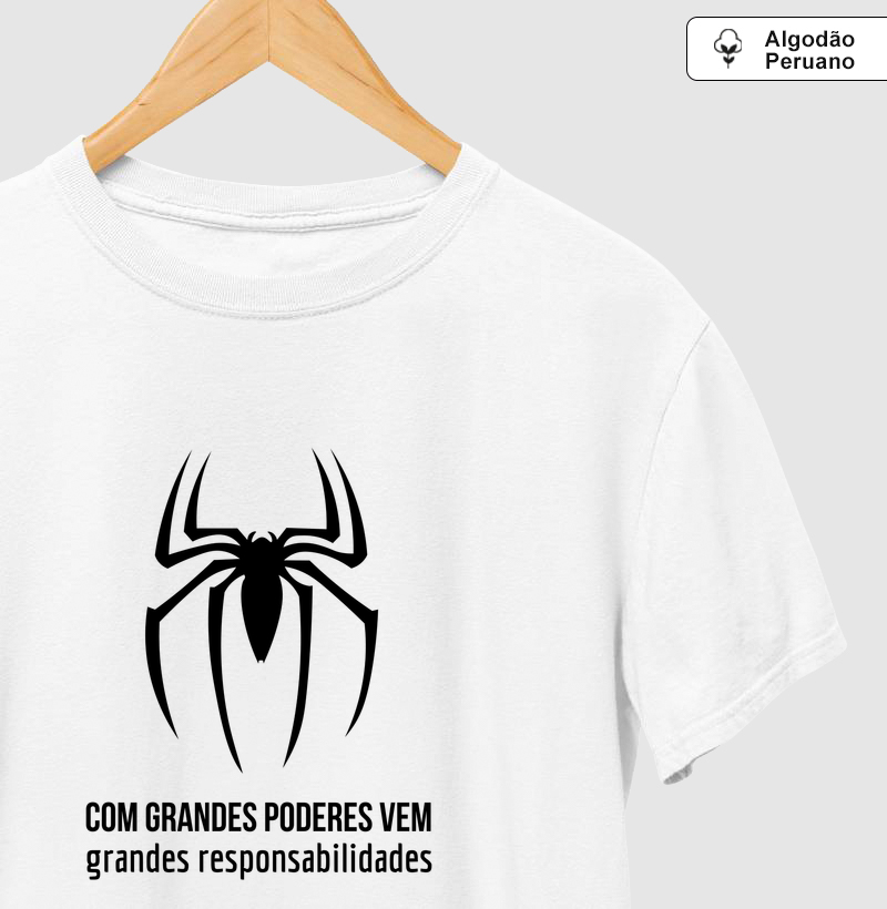 Com grandes poderes vem grandes responsabilidades - Homem Aranha