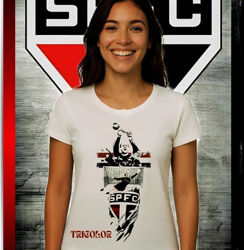 camisa 100%algodão, São Paulo fc 