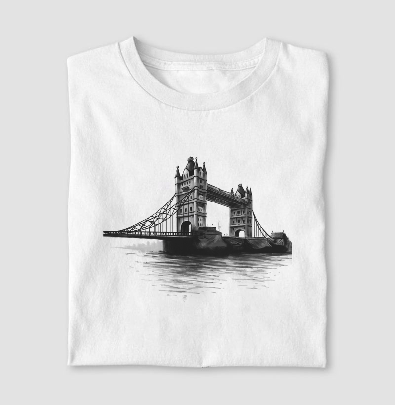 Camiseta Londres Monocromática
