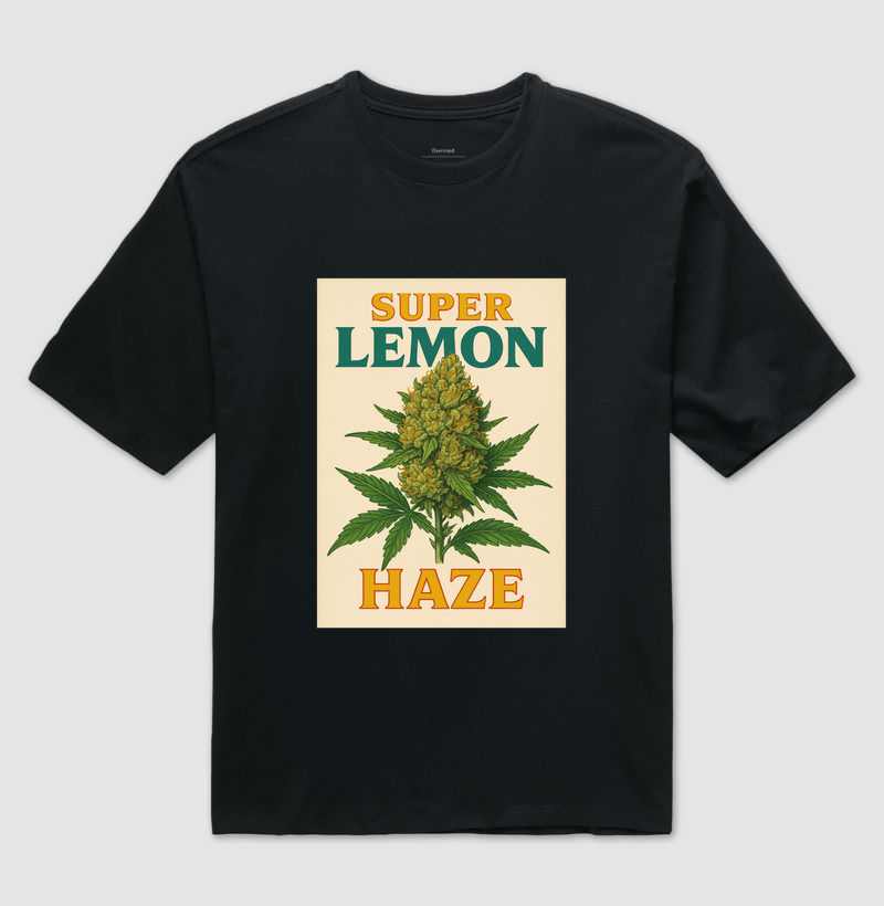 Camiseta oversized - Super Lemon Haze