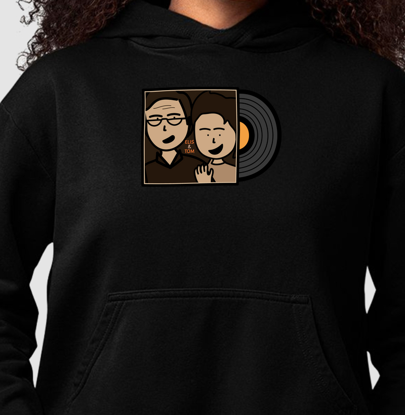 Hoodie Moletom Inspiração Tom Jobim - Elis & Tom