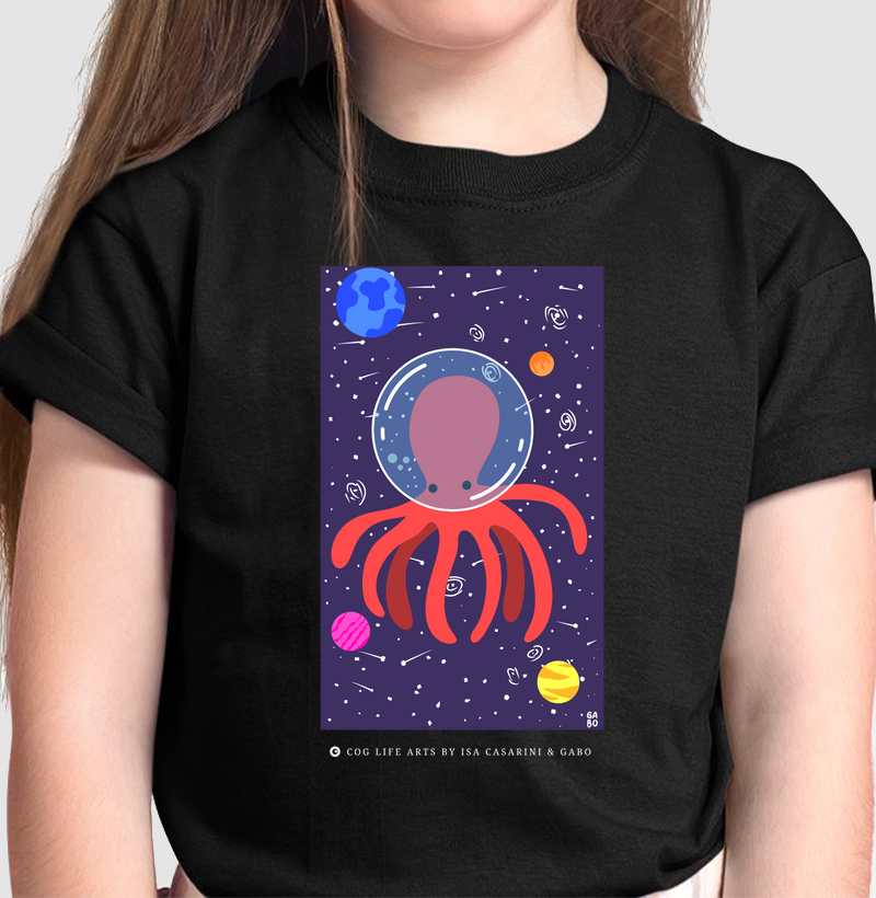 Camiseta Infantil Universo by Gabo