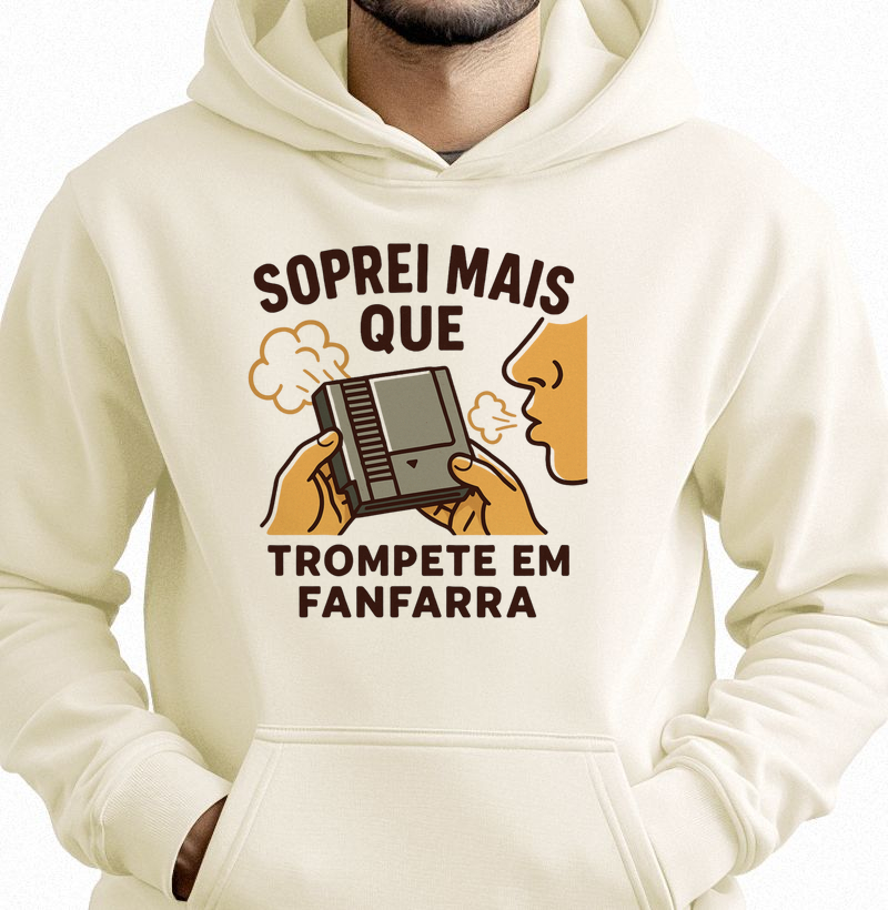 Hoodie Moletom Soprei mais que trompete