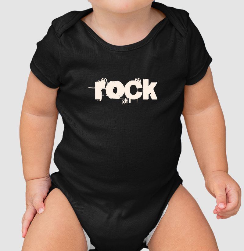 Body Infantil Rock Descontruído