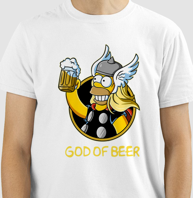 ⚡🍩 Camiseta God of Beer