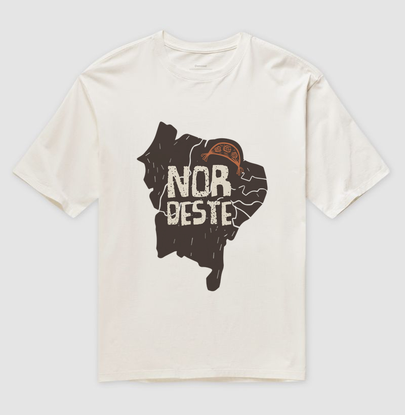 Nordeste com Mapa Estampado – Orgulho em Cada Estado