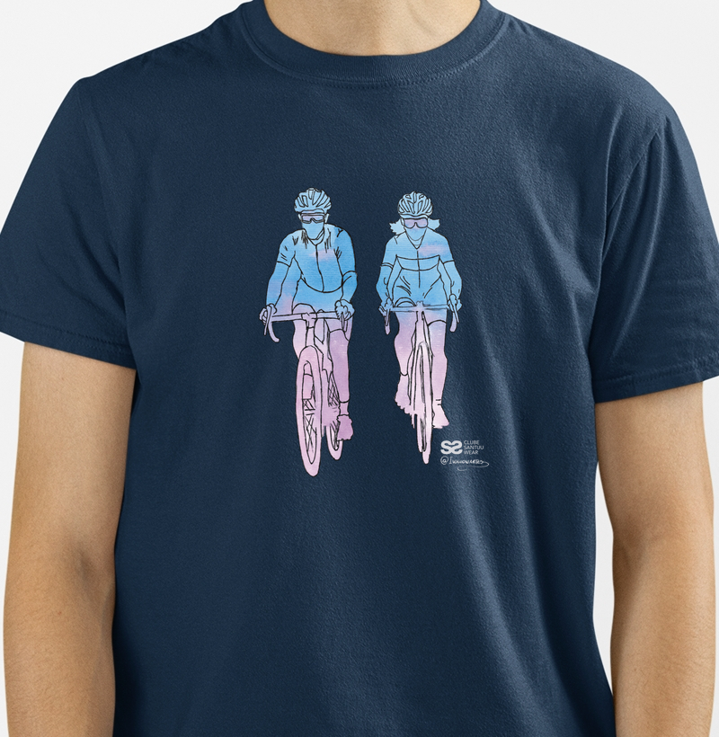 Casal ciclistas
