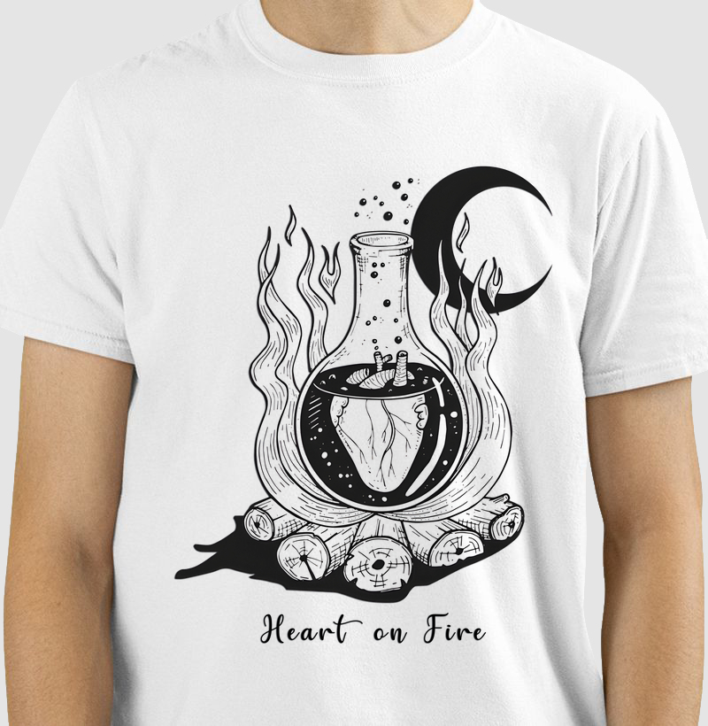 Heart on fire