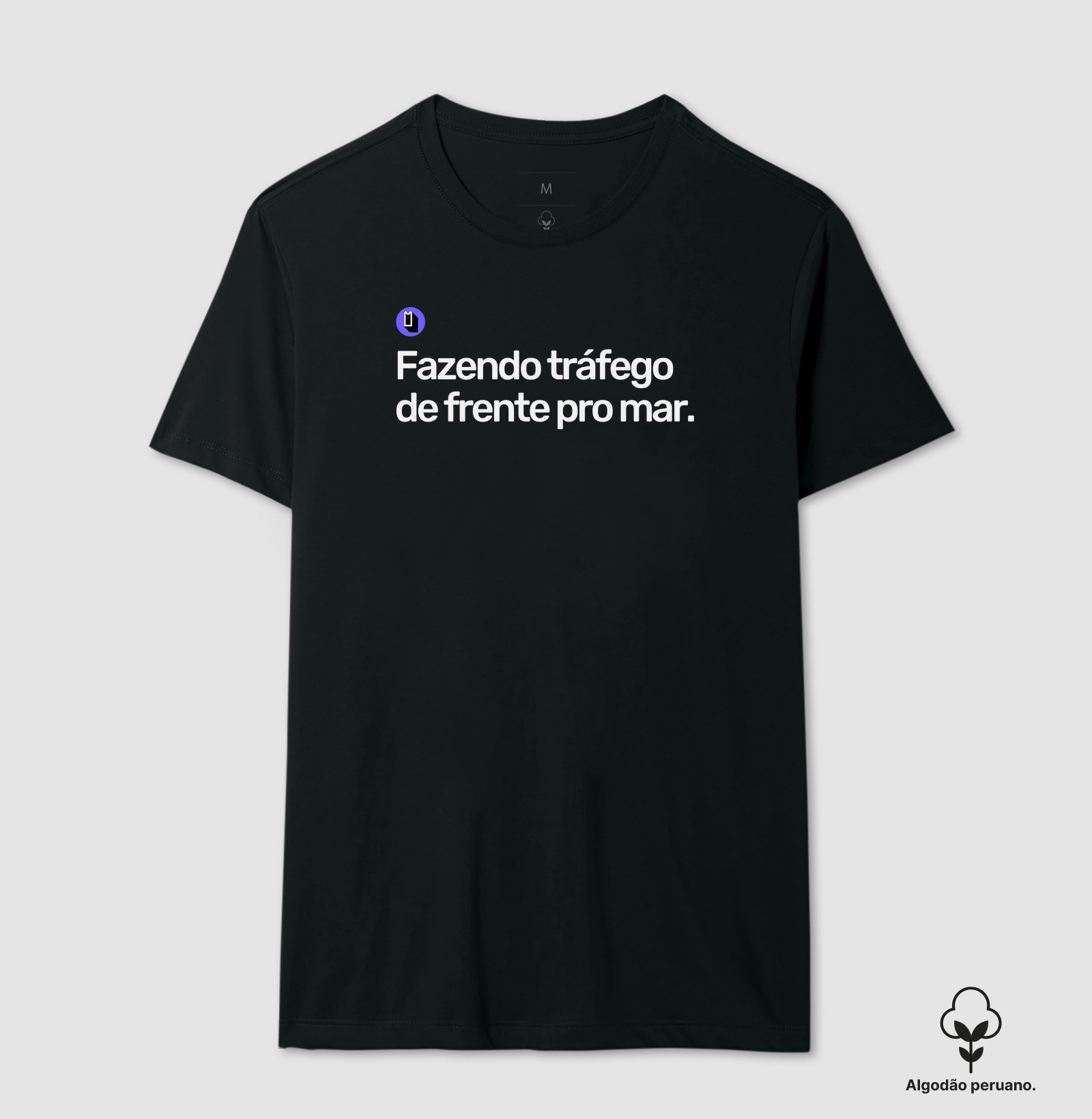 Fazendo tráfego de frente pro mar.