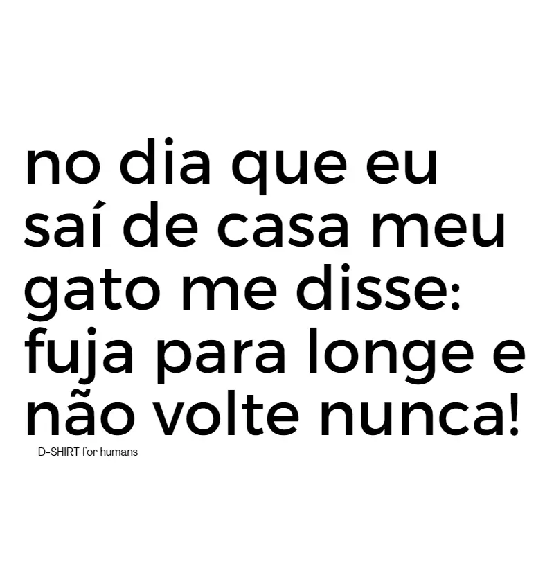 Fuja pra longe