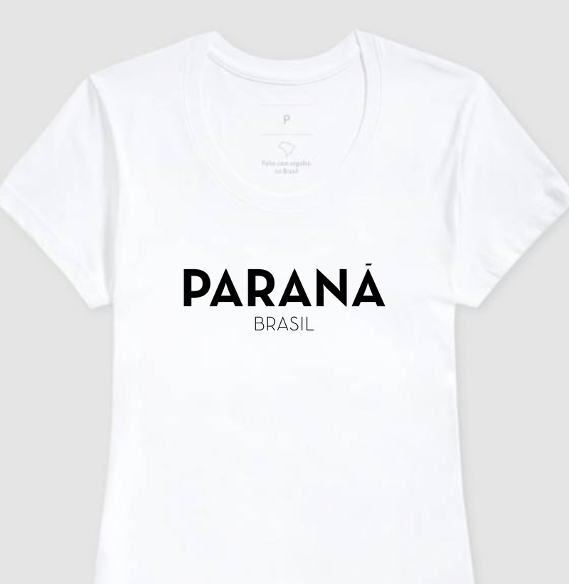 Camiseta Paraná Estado Brasil