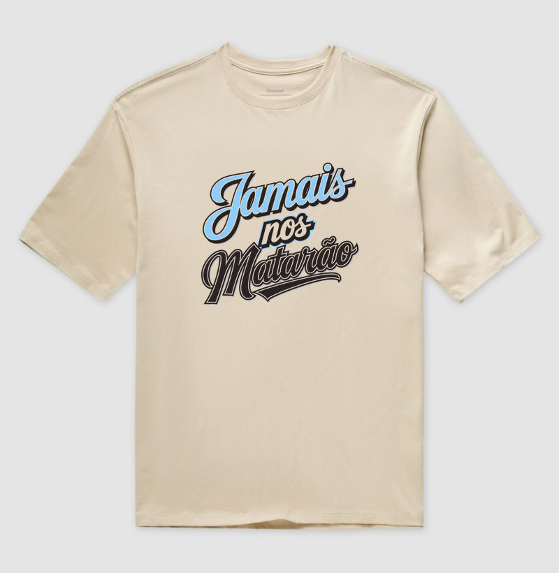 Camiseta Oversized Jamais nos Matarão