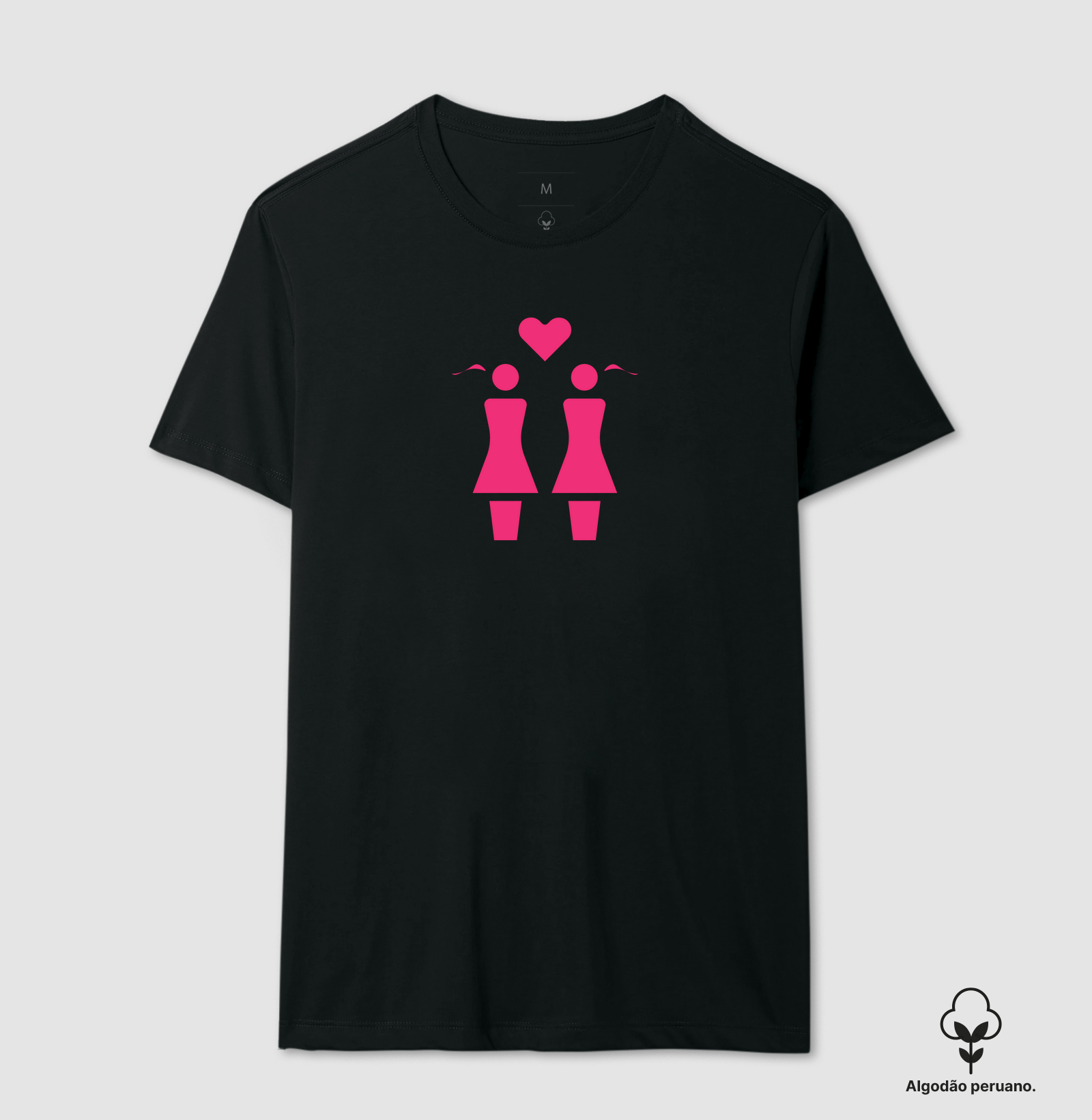 Almas Gêmeas. Camiseta 100% Algodão Peruano.