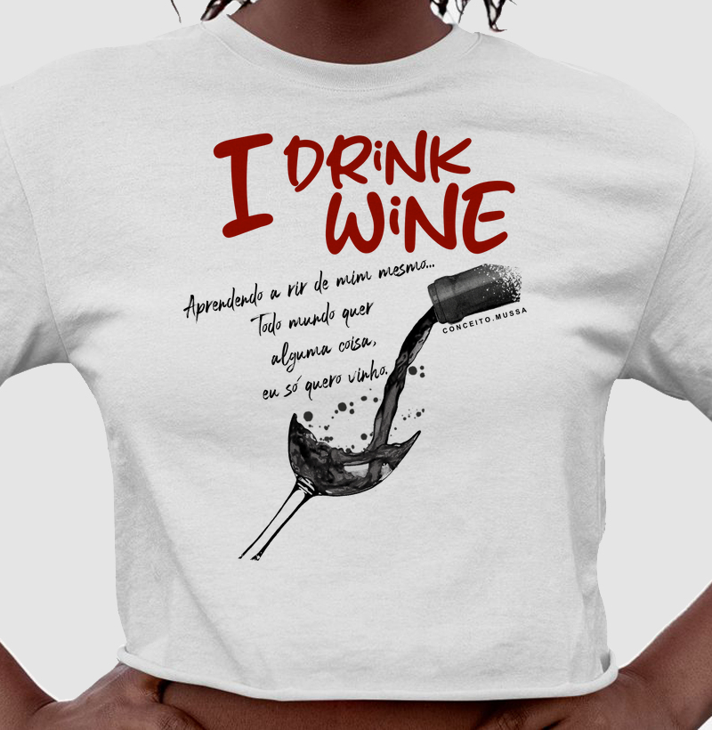 Eu bebo vinho