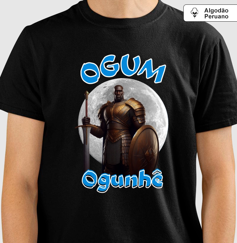 Camiseta Algodão Peruano - Premium - Ogum