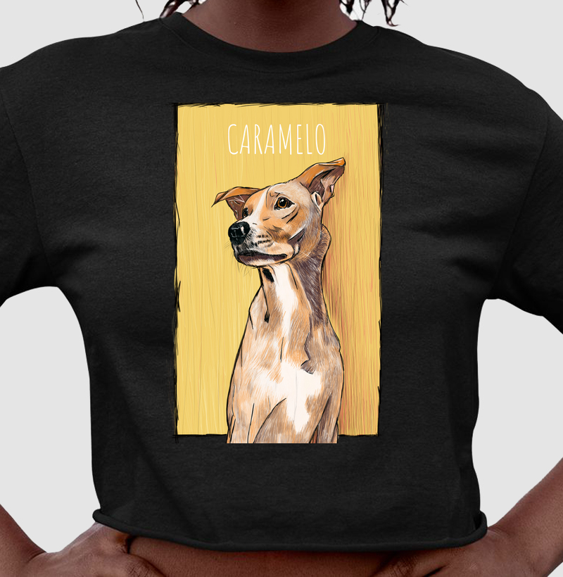 Cropped O cachorro Caramelo