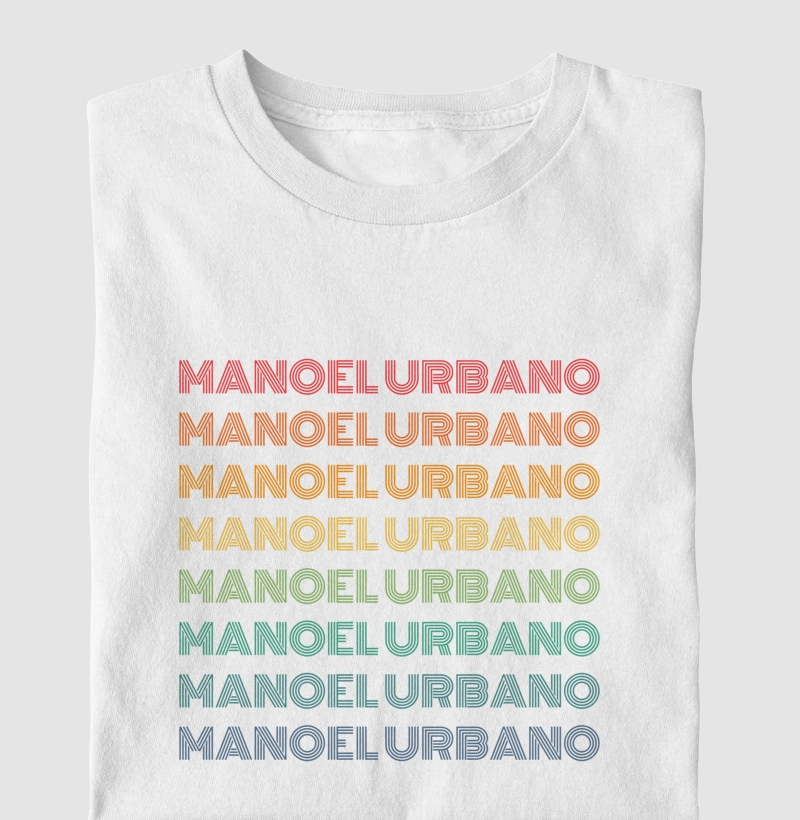 Manoel Urbano Letreiro Retrô