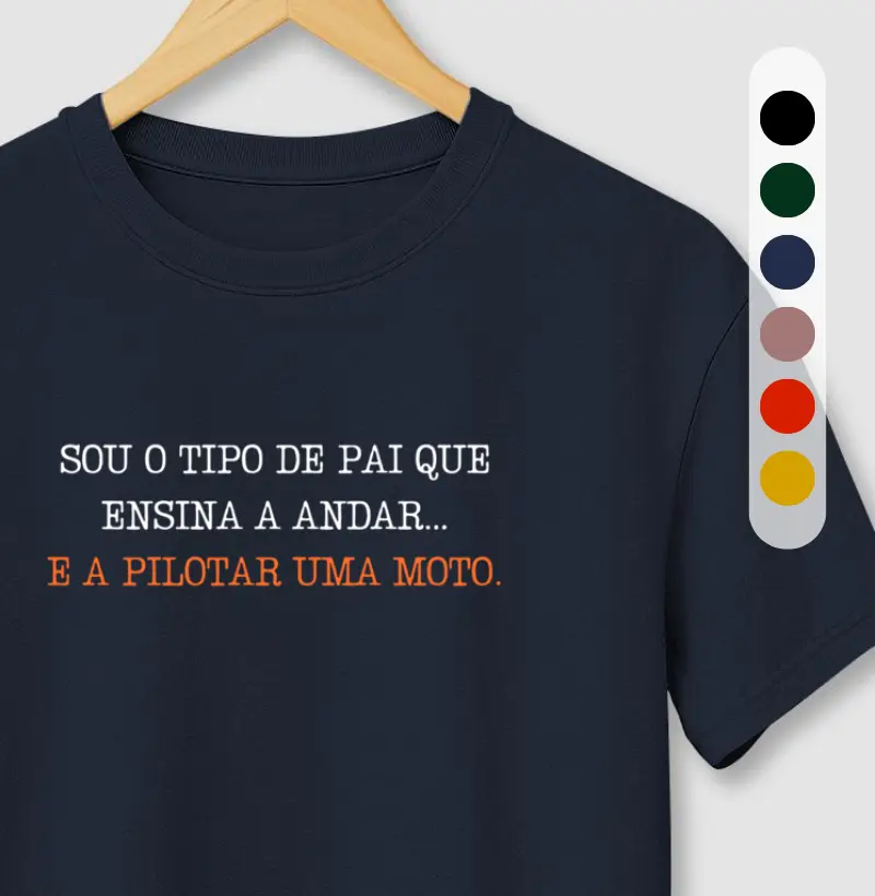 Sou o tipo de PAI que ensina a andar... e a pilotar uma moto.