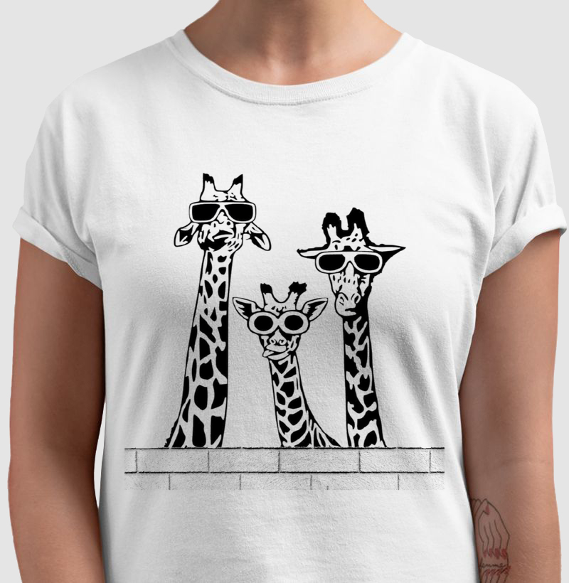 Camiseta - Girafas Fashion
