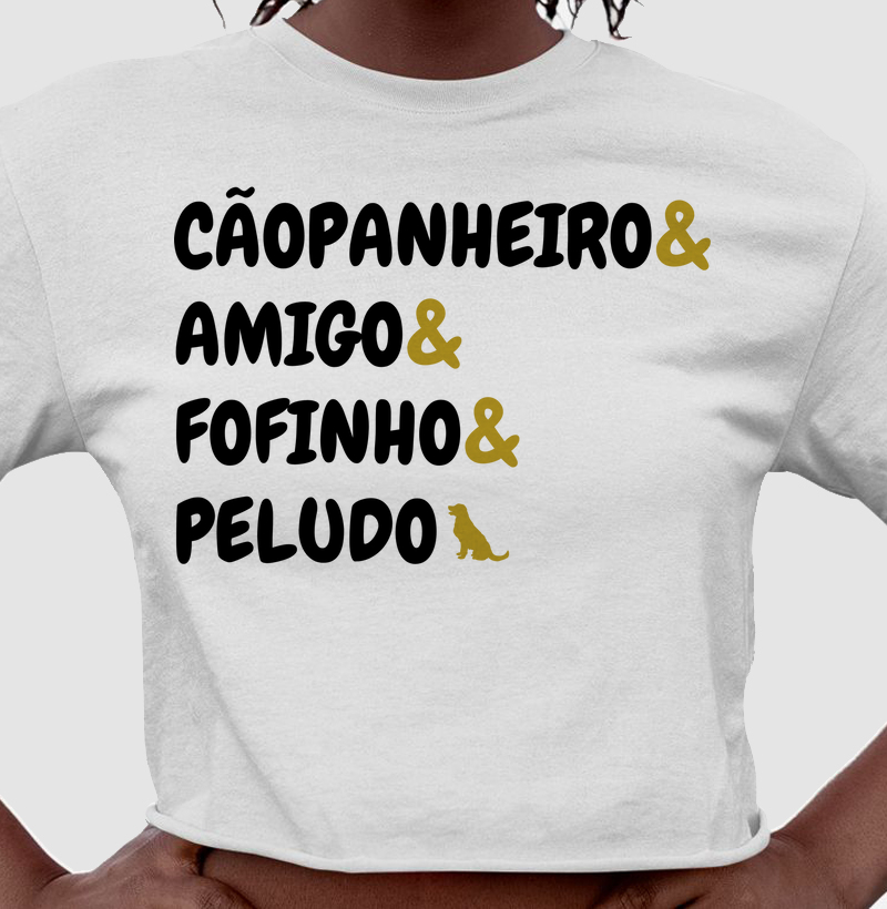 camiseta jogo de palavra cachorro