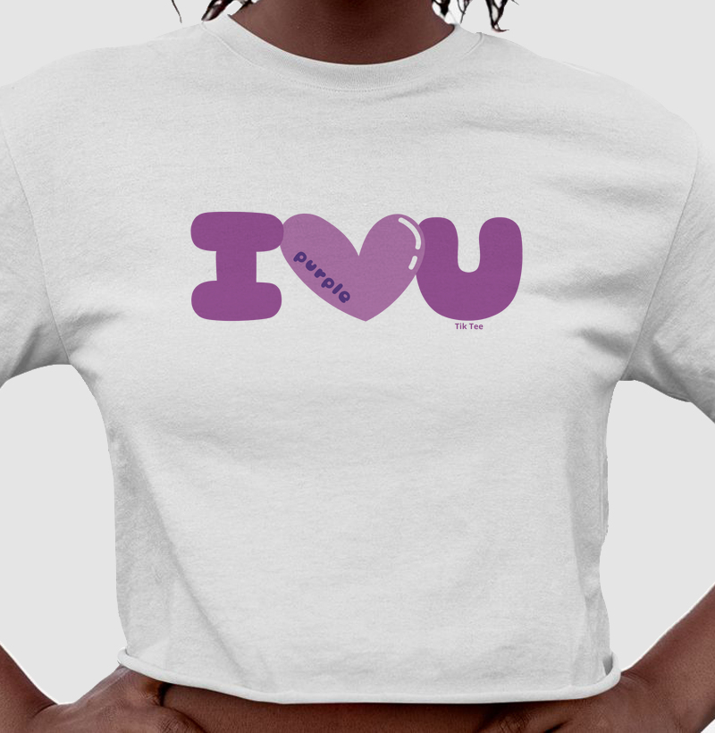 I purple U