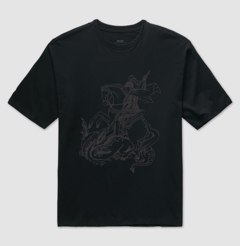 Camiseta Oversized São Jorge - All Black