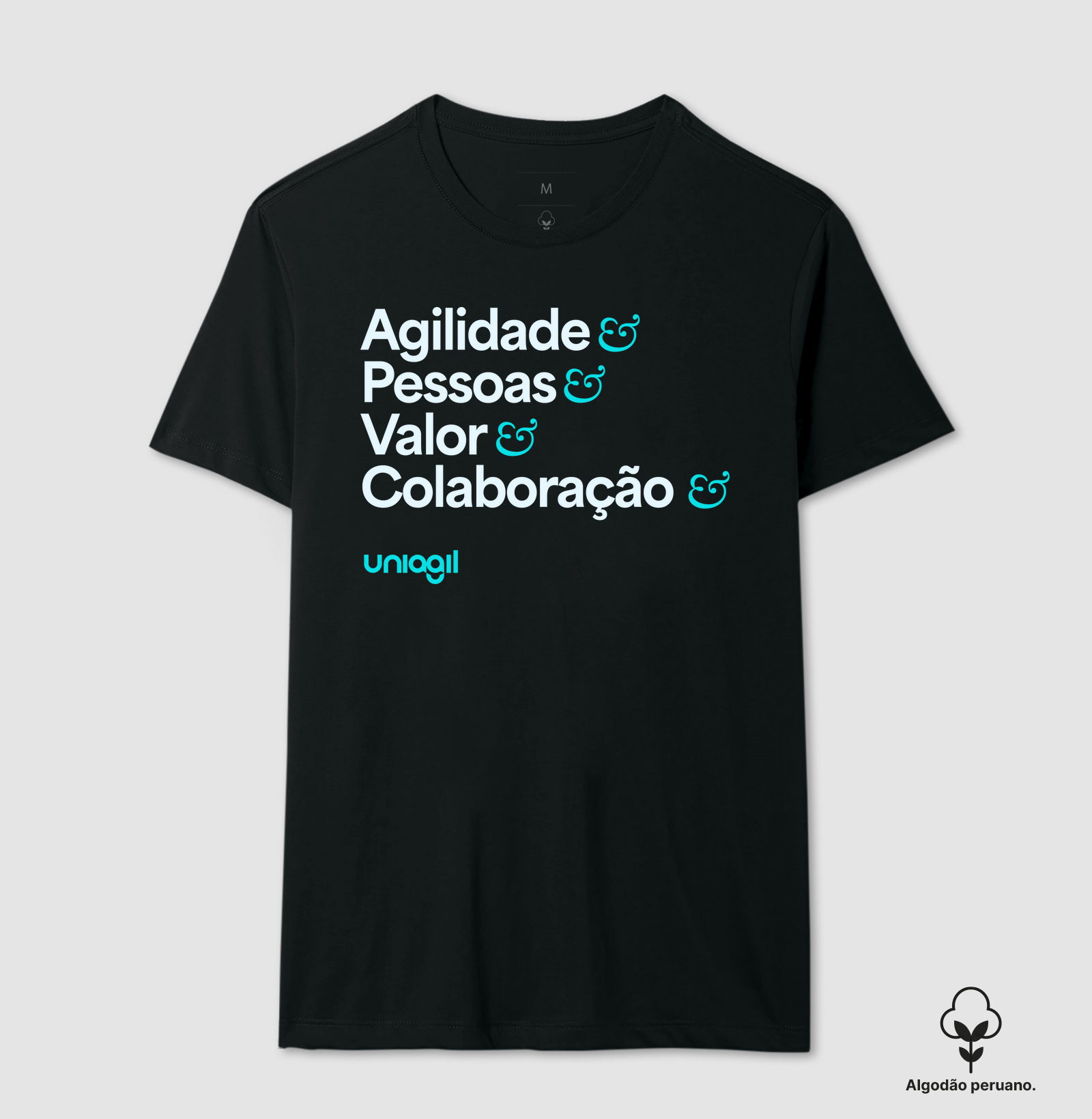 Camiseta Agilidade & Pessoas em Algodão Peruano