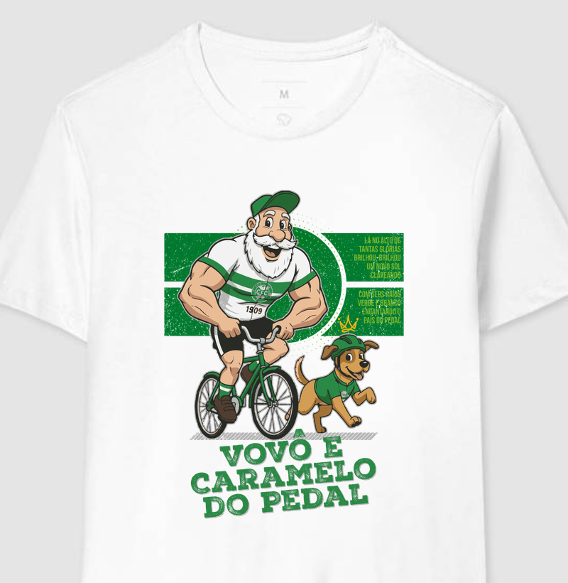 Vovô e caramelo do pedal