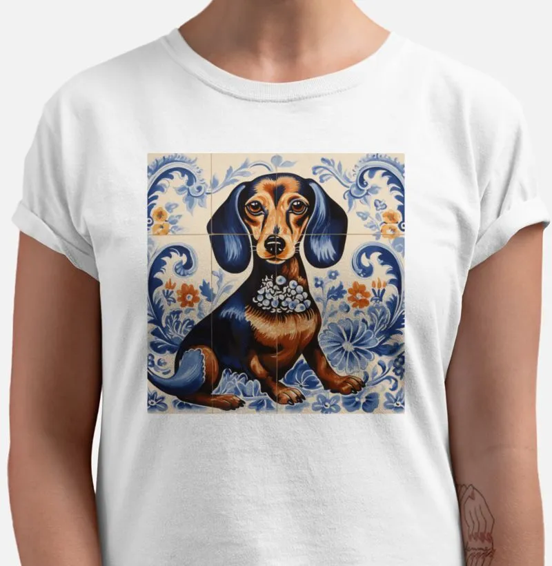 Dachshund Azulejo Português