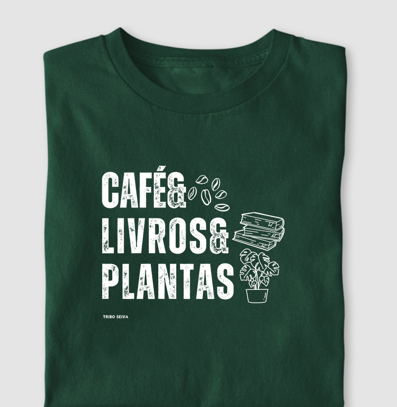 Café, Livros e Plantas