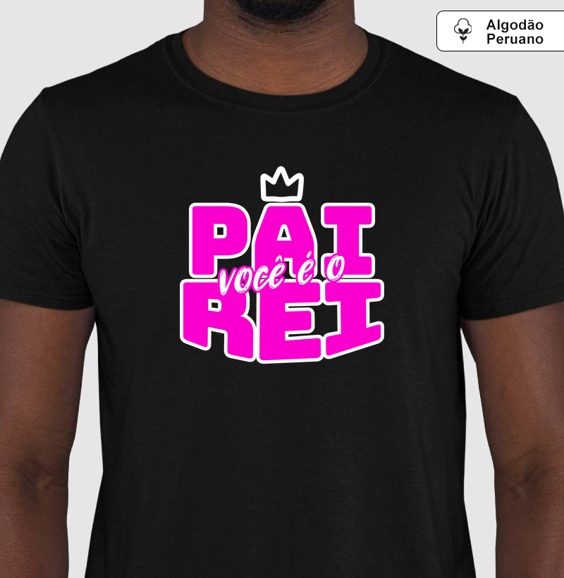 Camiseta Algodão Peruano Rei