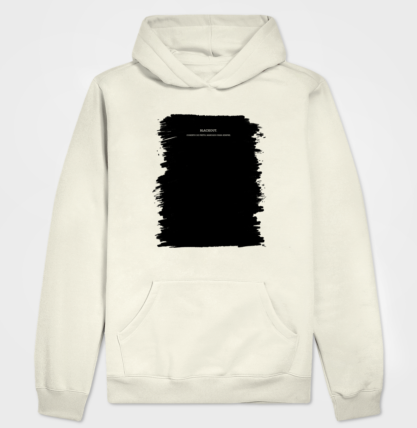 Blackout. Coberto de preto, marcado para sempre.
