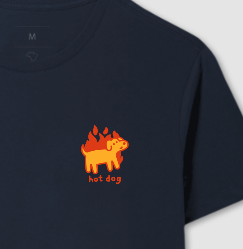 Hot dog on fire 🔥