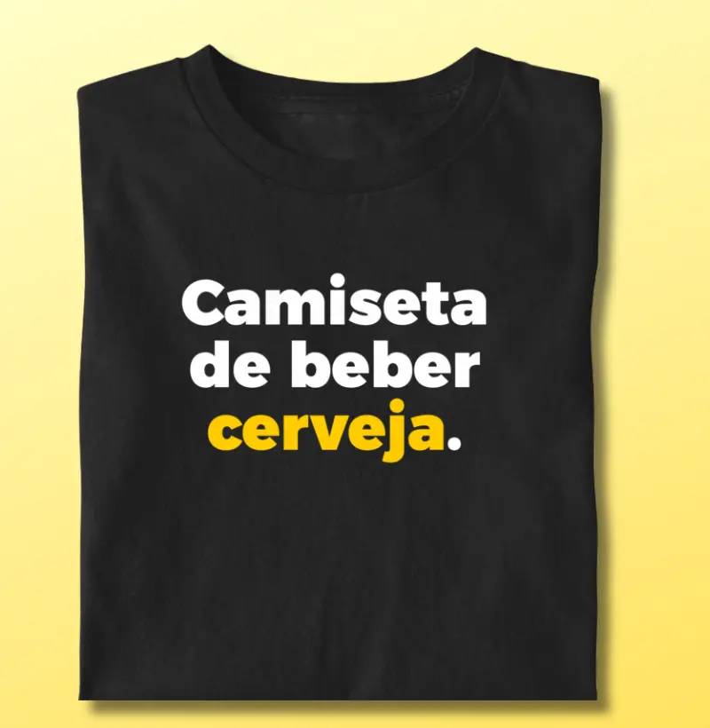 Camiseta de Beber Cerveja