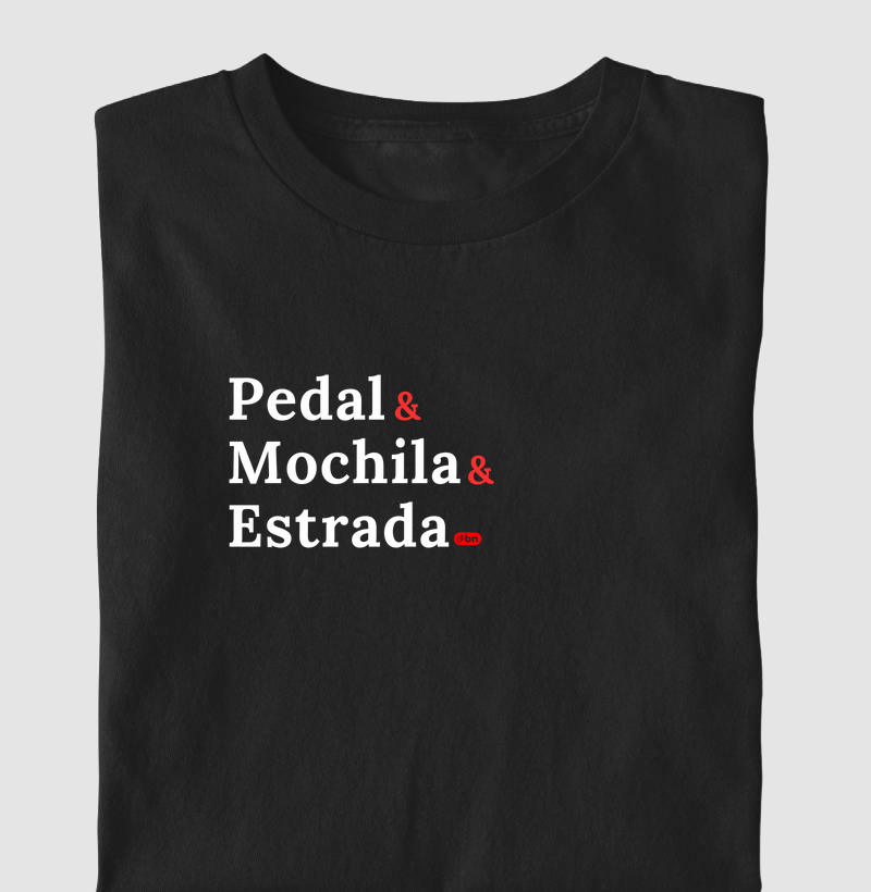 Pedal e Mochila e Estrada