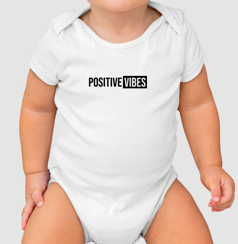 Positive Vibes: Body Infantil - Espalhe Boas Vibrações com 
