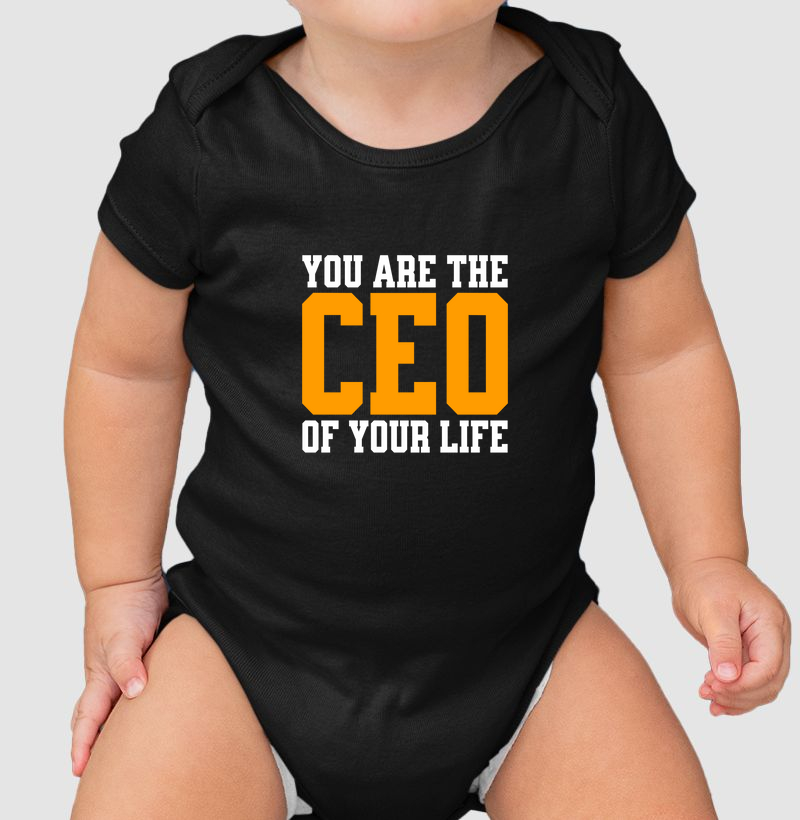 Você é o CEO da Sua Vida: Body Infantil - Estilo com Liderança