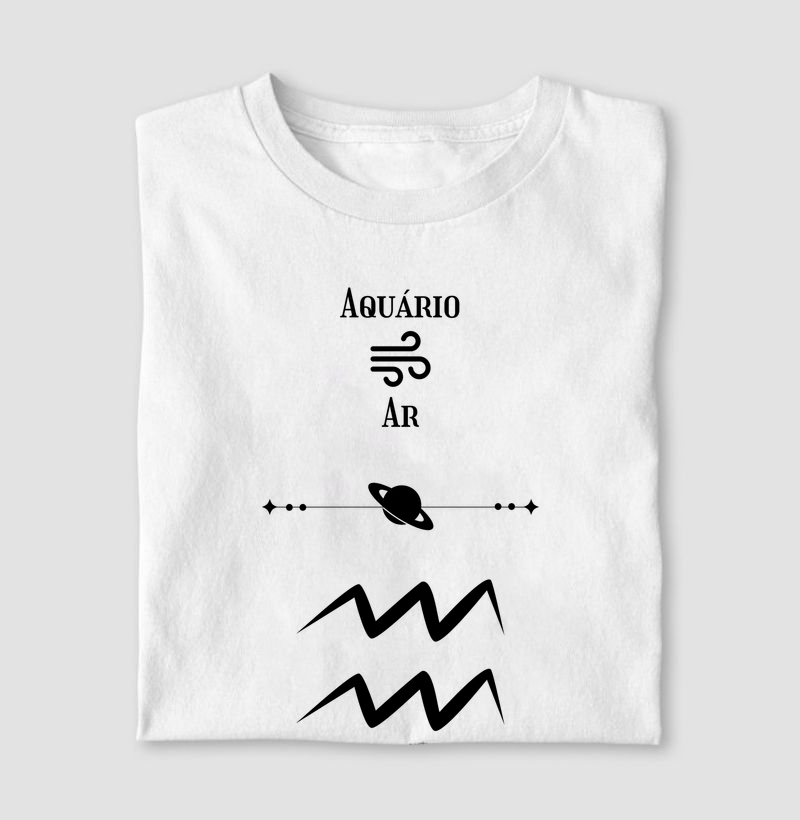 Aquário + simbolo + elemento