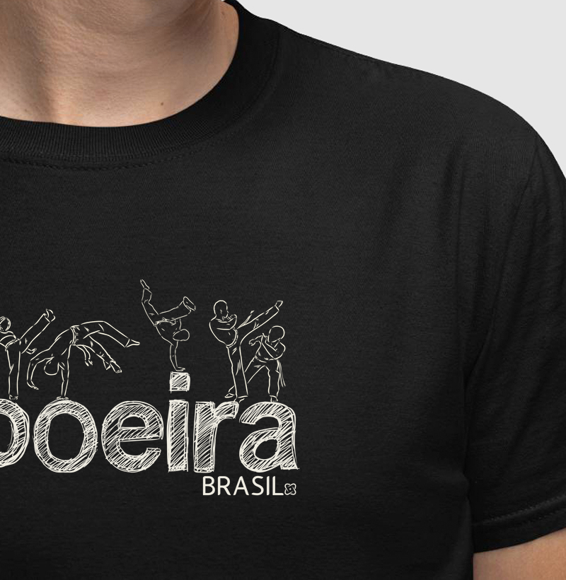 Capoeira Camiseta Algodão