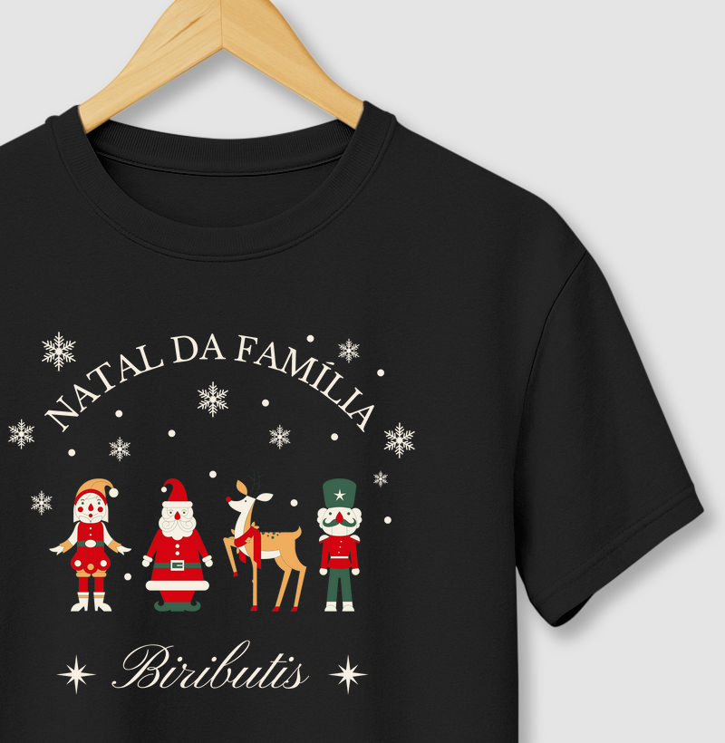Camiseta Ugly Sweater Natal - Família Biributis