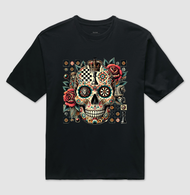 Caveira de Los Muertos Xadrez 2